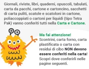 Raccolta differenziata Torino, guida per la carta