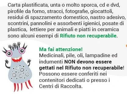 Raccolta rifiuti Torino, guida per l'indifferenziata