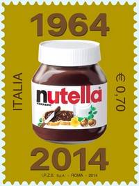 Francobollo per i 50 anni della Nutella, la crema spalmabile della Ferrero