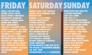 Kappa FuturFestival 2024, Line Up. Ospiti