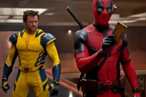 Cinema. Scena del film Deadpool & Wolverine