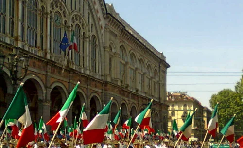 Bandiere italiane, 150° anniversario Unità d'Italia. Alpini