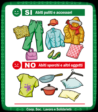 Guida per la raccolta vestiti usati a Torino